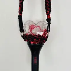 ペンライトホルダー カップホルダー 推し活 HANA パラコード ハンドメイド
