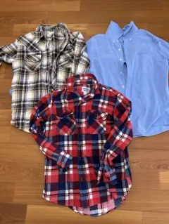 Beach Sound チェック柄ネルシャツ Lサイズ