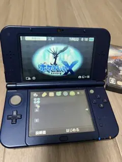 New 3DS LL ネイビー 充電器・ソフト2本付き