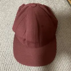 バーガンディ ベースボールキャップ 無地