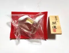未使用 金箔入 開運 縁起物 手作り干支ガラス 【巳】 ヘビ 置物