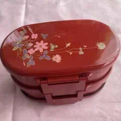 漆器　二段弁当箱【一段のみ使用可能】未使用品❣️可愛い❣️セール中❣️