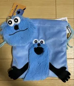 パペットスンスン コラボ ダイカットポーチ ふわふわ巾着セット