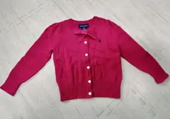 Ralph Lauren ピンク カーディガン 3/3T