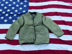 希少 1987" 米軍実物 M65 フィールドジャケット用ライナー　M 182のサムネイル
