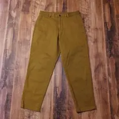 美品 ユニクロ EZYリラックスフィットアンクルパンツ メンズ Mサイズ QS3