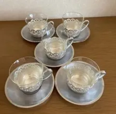 昭和レトロ　カップ&ソーサー5セット