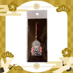 【刀剣乱舞】 鶴丸国永 跪坐イラスト ラバーストラップ 本丸博 ラバスト