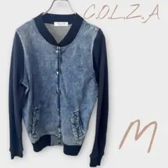 C.O.L.Z.A コルザ　デニム風ブルゾン ジャンパーMサイズ