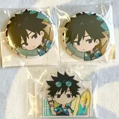 呪術廻戦 まるくじ Aloha vibes 中吉 アクキー 小吉 缶バ 伏黒恵