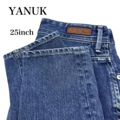 YANUK ハイウエスト スリムテーパード High Waist RUTH 25