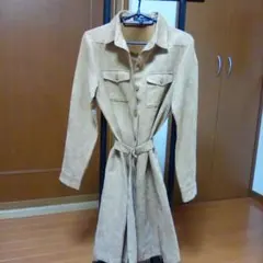 新品未使用品 &by P&D スエード調 ワンピース ベルト付き