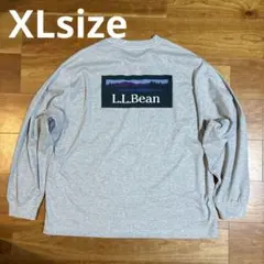 【美品】L.L.Bean エルエルビーン 長袖Tシャツ ロンT グレー XL