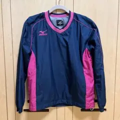 Mizuno ウィンドブレーカーXS ネイビー/ピンク