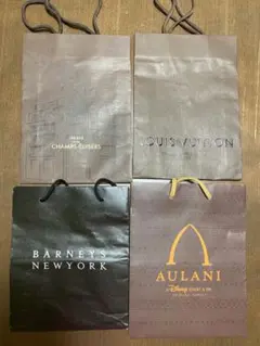 高級ショップ袋セット ルイ・ヴィトン バーニーズ・ニューヨーク アウラニ　4点