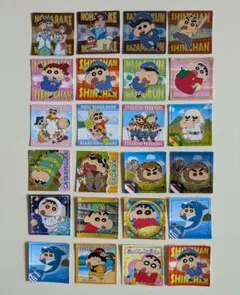 クレヨンしんちゃん　チョコビシール　24枚セット　【未使用】