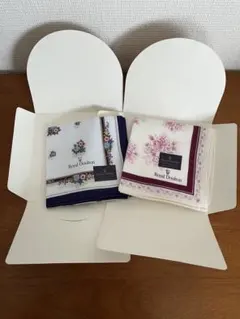 ロイヤルドルトン　Royal Doulton ハンカチ 2枚セット　花柄