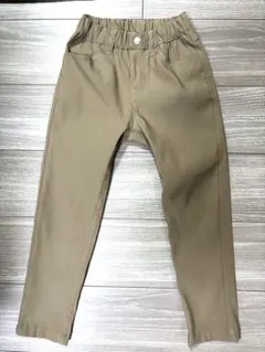 ベージュ ロングパンツ 120サイズ　美品