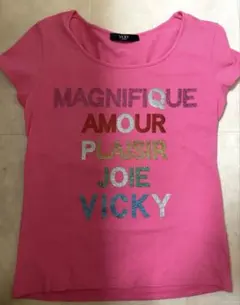 VICKY Tシャツ　ピンク