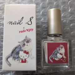 Hello Kitty ribon pearl red ネイルエス キティのサムネイル