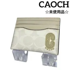 【COACH】コーチ　シグネチャー　Cロゴ カードケース　パスケース