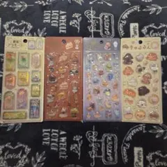 BGM きゅるるんシール 喫茶アラモードなど 4枚まとめ売り