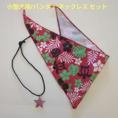 ☺︎☺︎☺︎小型犬用/バンダナ ネックレス セット