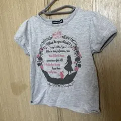 アリス・イン・ワンダーランド Tシャツ グレー