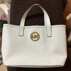 MKマイケルコースホワイトトートバッグ