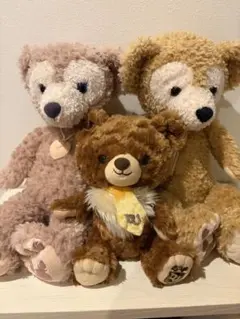 ダッフィー＆シェリーメイぬいぐるみ おまけのぬいぐるみセット