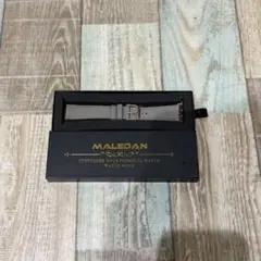 【新品未使用】MALEDAN AppleWatch用レザーバンド グレー40mm