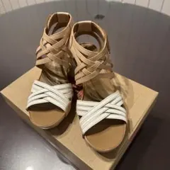 Clarks Originals ウェッジソールサンダル ベージュのサムネイル