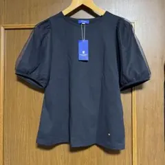 BLUE LABEL CRESTBRIDGE チュール袖カットソーネイビーのサムネイル