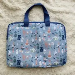 ムーミン リンネル 付録 PCやタブレットも入るマルチバッグ