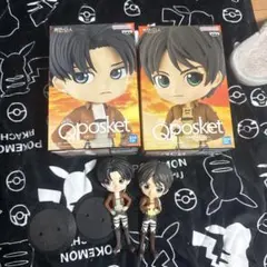 進撃の巨人 エレン リヴァイ qposket フィギュア 2点セット - メルカリ