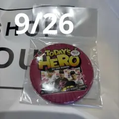 阪神タイガース　 TODAY'S HERO 缶バッジ　9/26