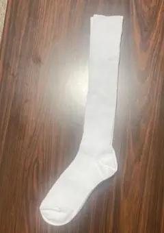 とことん丈夫　ハイソックス ホワイト 23~25cm