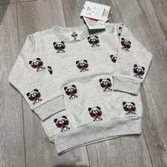 ヒスミニ パンダ 刺繍 80センチ タグ付き