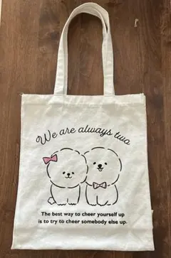 犬のイラスト トートバッグ　エコバッグ