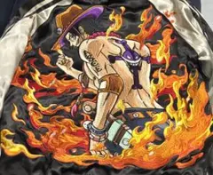 ワンピース エース TEN STRIKE×ONE PIECE コラボ スカジャン