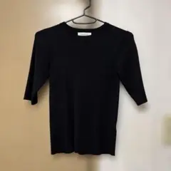 OPAQUE. CLIP 半袖リブニット