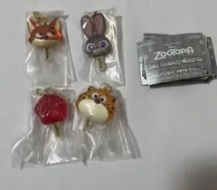 ズートピア　アイスキャンディチャーム 4点セット