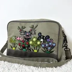 【美品】 アルベロベロ ショルダーバッグ 豪華デザイン 装飾 刺繍 ビジューのサムネイル