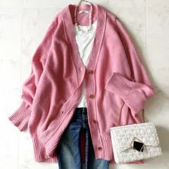 2023.美品☆ジャーナルスタンダード コットンカシミヤビッグカーディガン