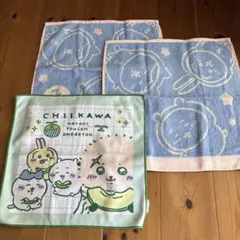 ちいかわ ハンドタオル 2枚組&ハンカチセット
