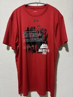 AKATSUKI FIVE アンダーアーマー Tシャツ レッド