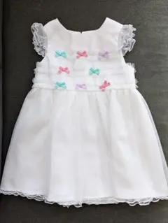 CHOPIN deux ホワイト リボンドレス 95cm