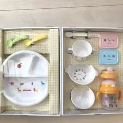 新品未使用 ミキハウス 離乳食テーブルウェアセット
