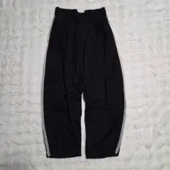 Y's　リネン ワイドパンツ サイドラインBLACK　未使用級のサムネイル