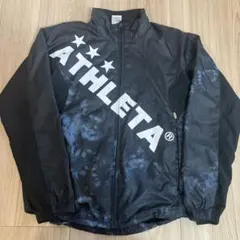 ATHLETA ピステ・ウィンドブレーカー 黒　ジュニアMサイズ